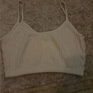 Babaton Cream Ribbed Camisole